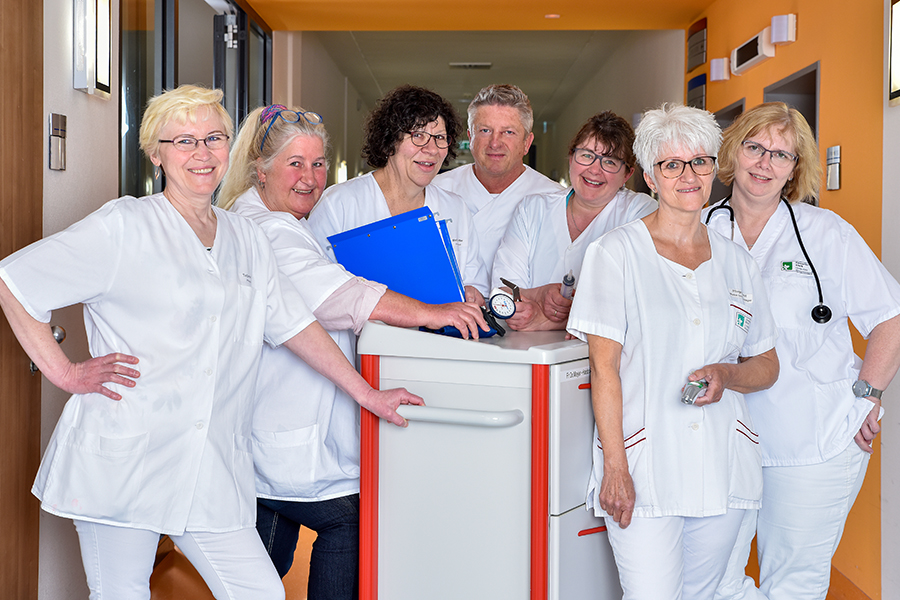 Pflegeteam der Eleonoren-Klinik in Lindenfels-Winterkasten